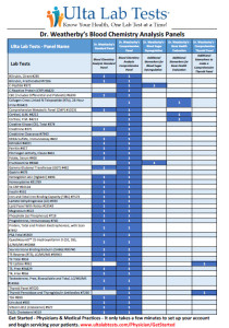 ulta fbca panels